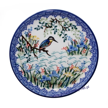 Talerz deserowy Ø16cm dek. U5125X Zimorodek